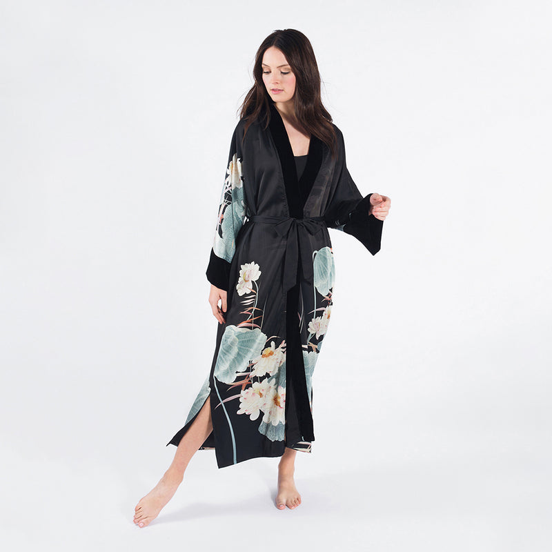 Maren Long Kimono Wrap Robe | Kimono ...